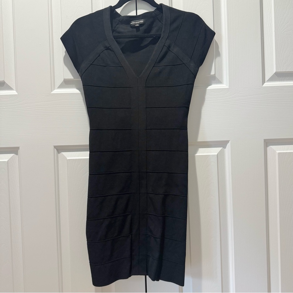 Express Black Bandage Dress